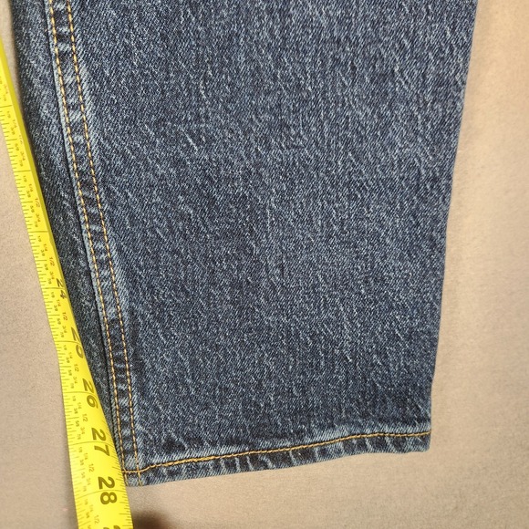 Levi's Jeans Women's 26 Blue Dark Wash 70s High Slim Straight Premium - Picture 5 of 10